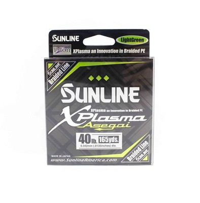 Sunline P.E Linie Asegai Xplasma 165yds P.E 4 40lb Light Green (6698)