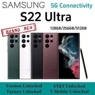 New Samsung Galaxy S22 Ultra 5G Unlocked - 1TB/512GB/256GB - All Carriers
