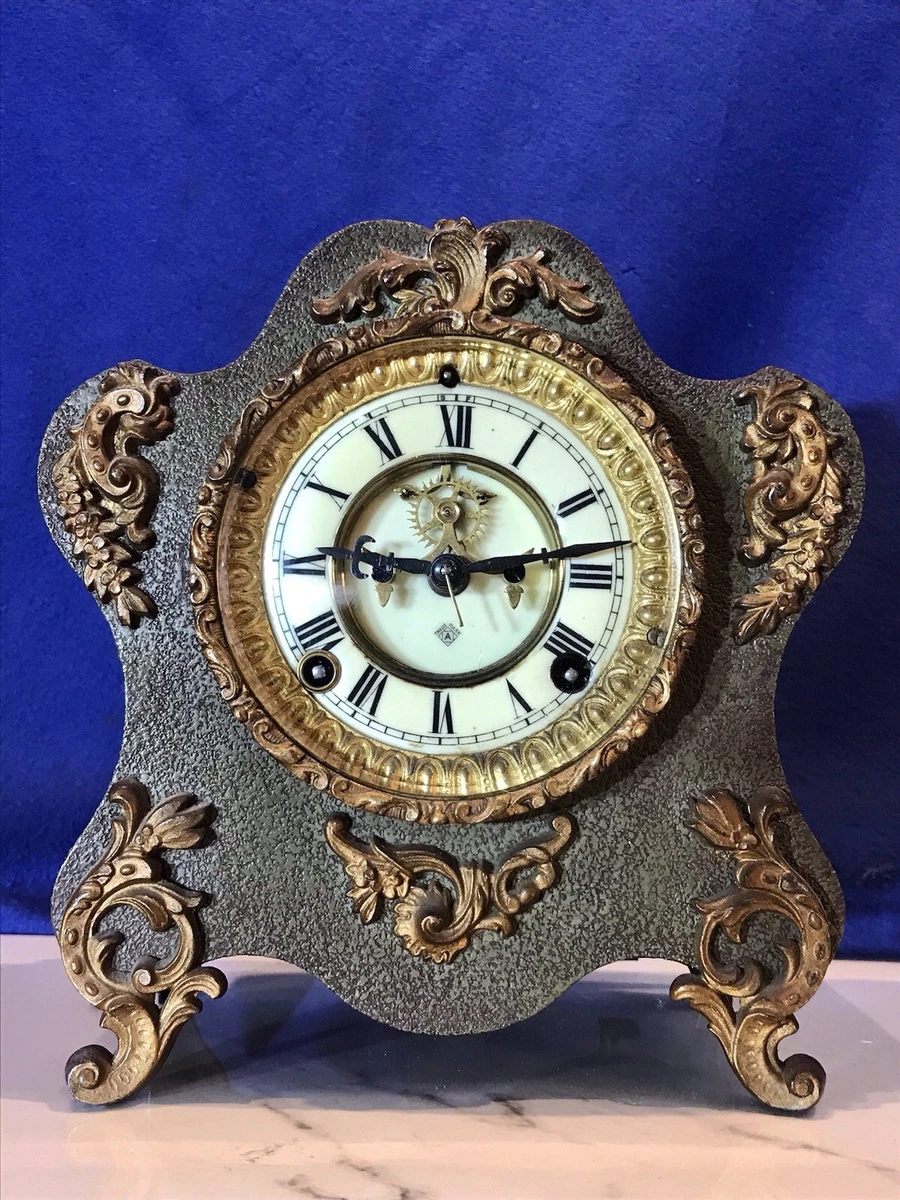 Ansonia Clock Key In Collectible Shelf & Mantel Clocks (Pre-1930