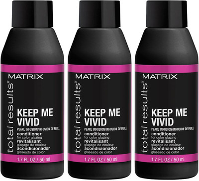 3 Pack Total Results Matrix Keep Me Vivid Pearl Infusion Conditioner 1.7 oz