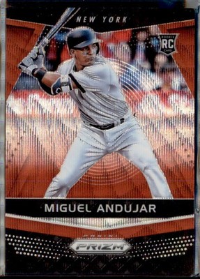 2018 Panini Prizm Ruby Wave /199 Miguel Andujar New York #9