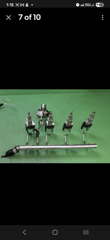 07-16 BMW 750LI 535I 3.0L 4.4L BOMBA DE COMBUSTÍVEL/TRILHO E INJETORES 13537585261 FABRICANTE DE EQUIPAMENTO ORIGINAL - Imagem 2 de 4