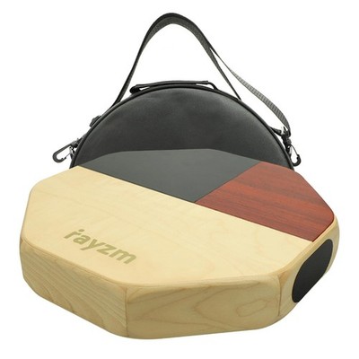 Portable Cajon Drumbox with Padded Bag, Compact Flat Octagon 3 Tones Hand Dru...