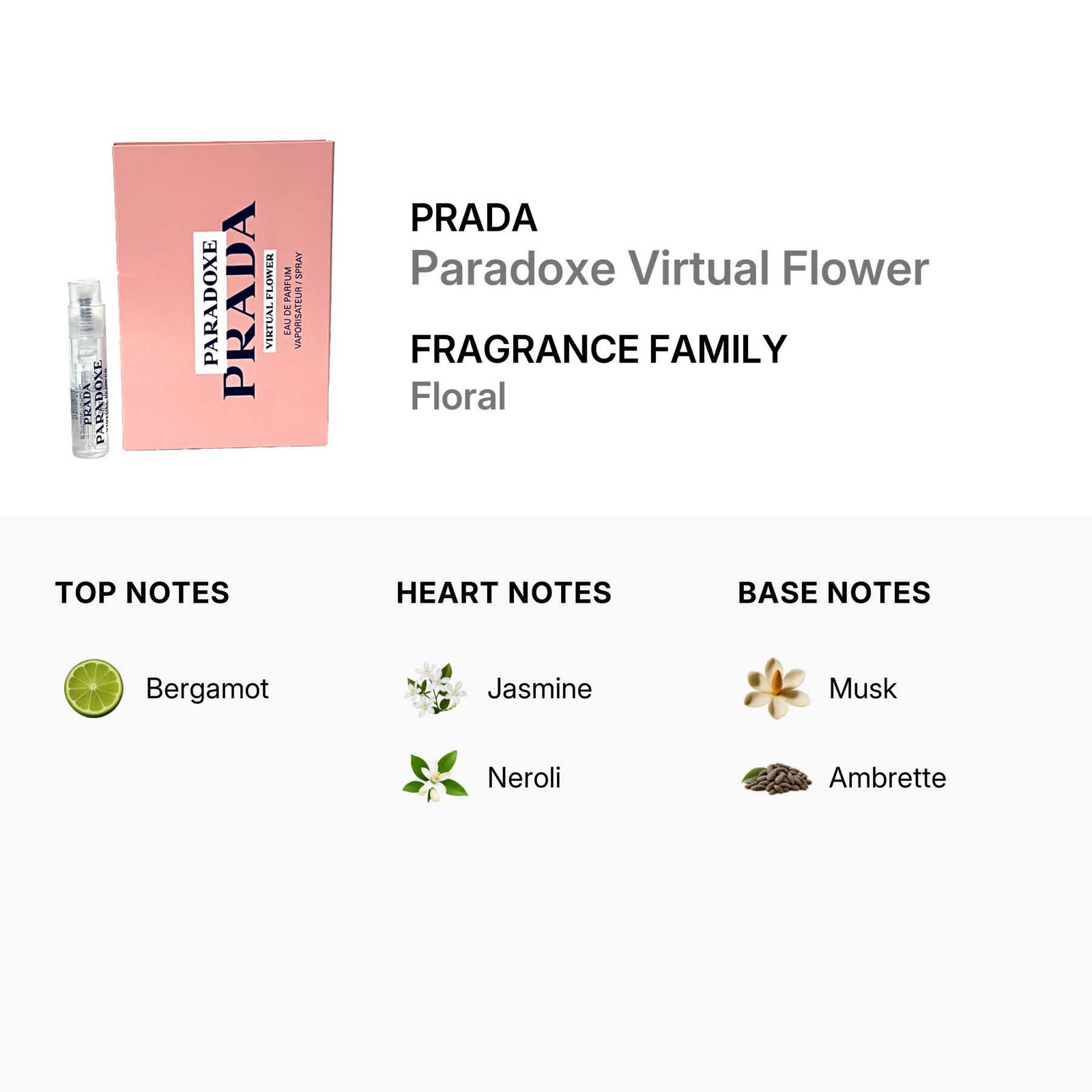 Prada Ladies Paradoxe Virtual Flower EDP Spray .04 oz Fragrances 3614274000757 thumbnail 2