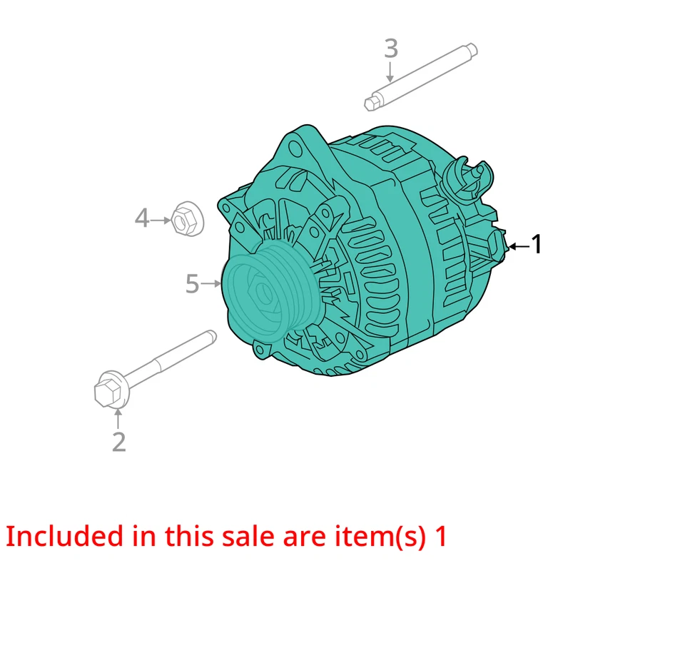 Alternador Ford F150 2013 fabricante de equipos originales 108 k millas - LKQ348937038 Foto 4 de 4