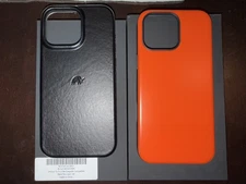 Lot of 2 iPhone 16 Pro Max cases: Bullstrap Flex Black and Nomad Sport Magma