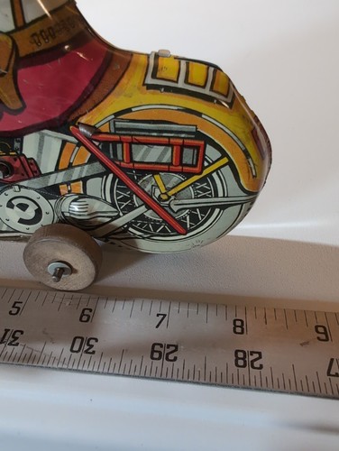 Marx Police Windup Motorcycle Toy - Picture 6 of 6
