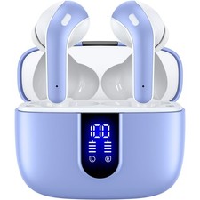 Bluetooth Headphones True Wireless Earbuds 60H Playback LED Power Display Ear...