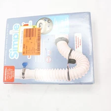 SIMPLE DRAIN 1.25 in. Rubber Threaded P-Trap Bathroom Single Sink Drain Kit