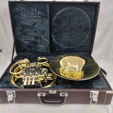 YAMAHA Full Double Horn YHR-664D with Hard Case Mouthpiece
