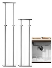 Undermount Sink Brackets Support, Stainless Steel Adjustable Sink Support Und...