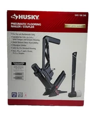 Husky Pneumatic 3-in-1 15.5-Gauge and 16-Gauge 2 in. Flooring Nailer and Stapler