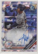 2019 Bowman Chrome Prospect Atomic Refractor /100 Dom Thompson-Williams Auto 0o0