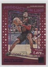 2022-23 Panini Donruss Production Line Purple Press Proof Darius Garland #4 d0l