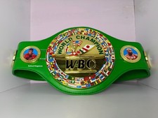 WBC World Championship Replica Boxing Belt Adult Size 4mm Gold Plated Title Belt