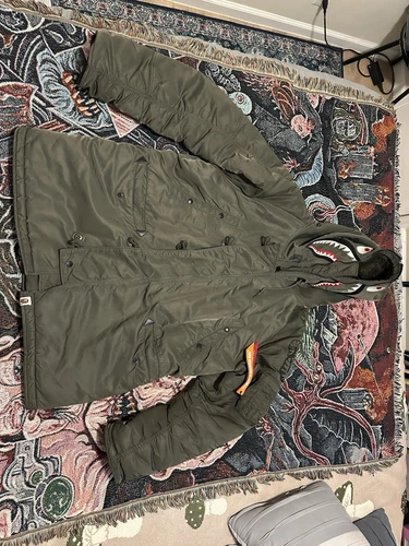 A BATHING APE (BAPE) Giacca Bape Alpha Industries XL