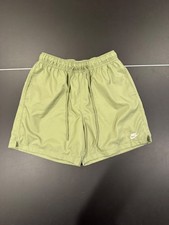 Nike Men's Club Woven Flow Short Oil Green, Size Small EUC