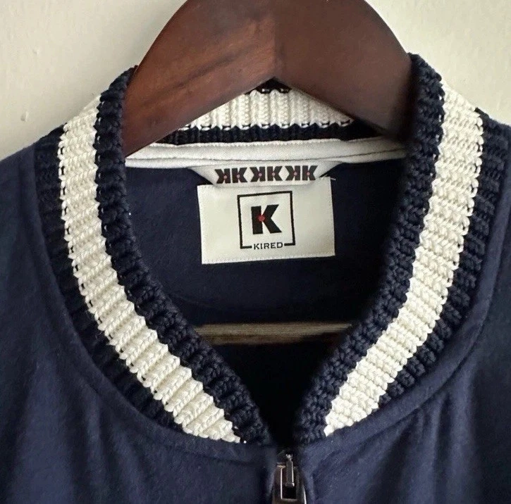 RARE Kiton Kired 100% Cashmere Varsity Jacket US M - Image 2 of 4