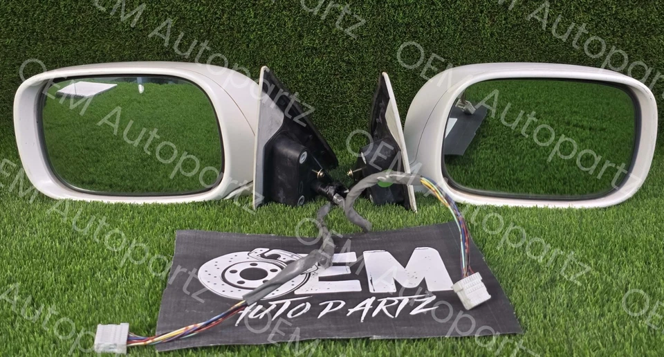 Lexus LS430 2001-2006 Genuine Door Electric Side Mirrors Pair OEM JDM Used - Image 2 of 4