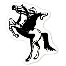 Aufkleber Sticker "Cowboy zu Pferd" (DW000125)