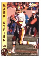 1992 Pacific Mark Rypien #313 Washington Redskins