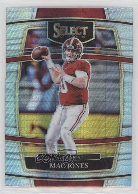 2022 Panini Select Draft Picks Concourse Hyper Prizm Mac Jones #42 0w27