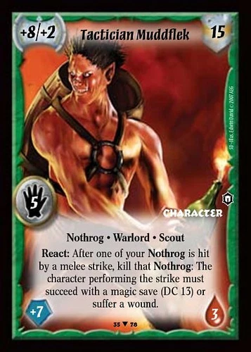 Tactician Muddflek - Nothrog - Warlord Saga of the Storm