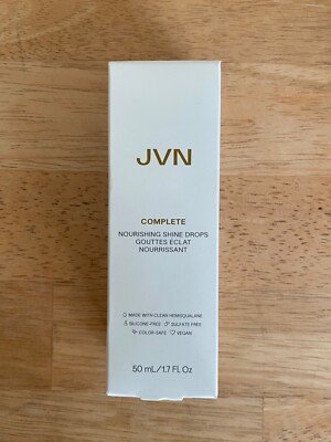 JVN Complete Nourishing Shine Drops Hair Silicone Free Vegan 50 ml