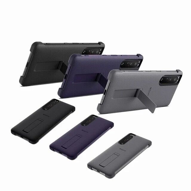 Genuine Style Cover Case with Stand For SONY Xperia 1 III Genuine Style Cover Case with Stand For SONY Xperia 1 III