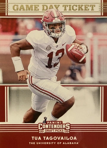 2020 Panini Contenders Draft Picks Tua Tagovailoa #109