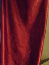 1 OneYard Burgundy / Maroon Vintage Satin Fabric 45" Wide one piece is 7 1/2 yd