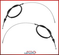 2 Handbremsseile Hinten Links+Rechts FÜR VW Golf V Audi A3 Skoda Octavia Seat
