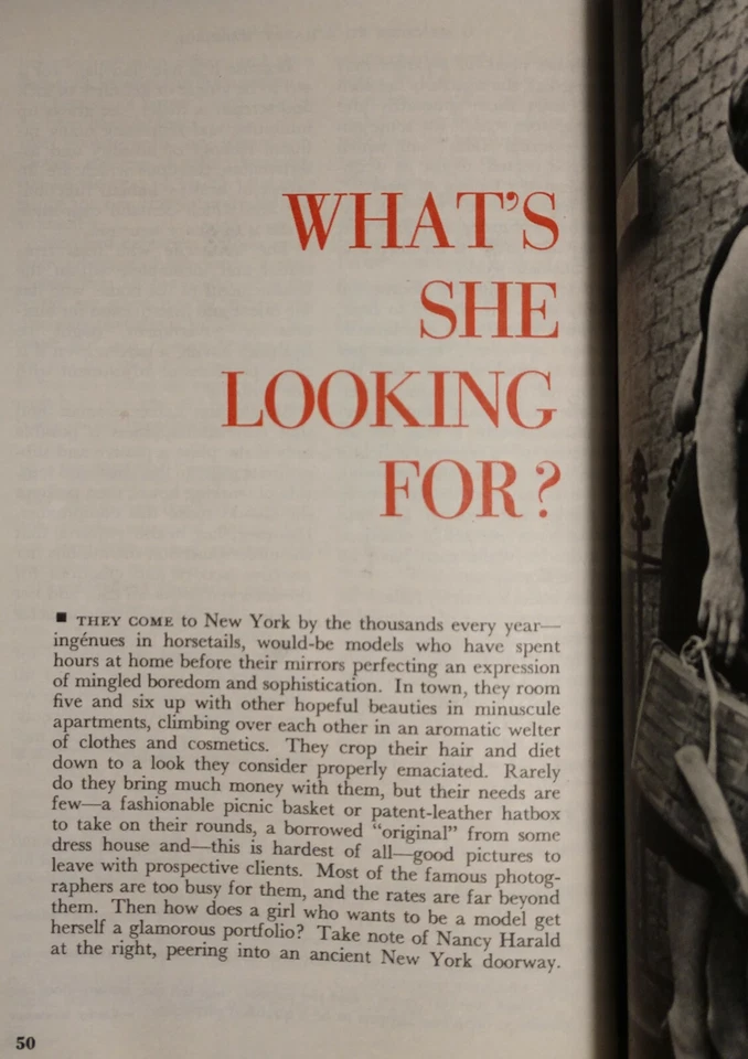 PAGEANT January 1954 Jan 54 JOAN CANGI LILI CLARK ROGER REED PAT CROWLEY Foto 3 de 4