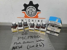 General Electric P9CPNBG White Push Buttons New (Lot of 6)