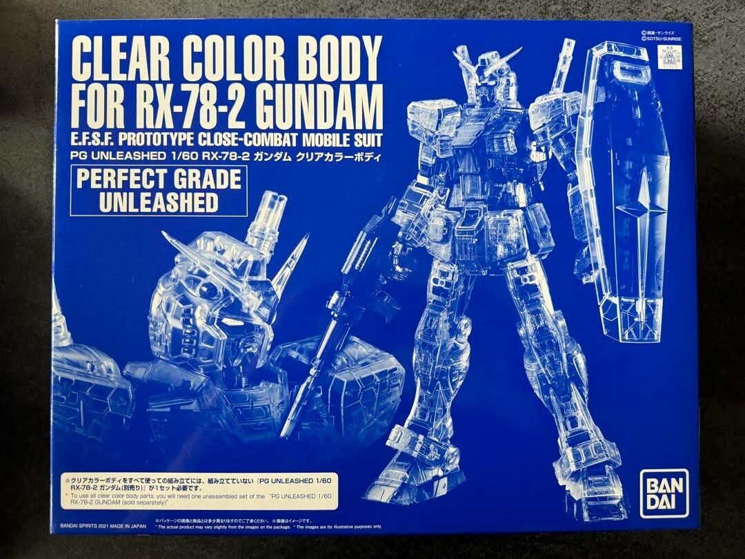PG UNLEASHED 1/60 RX-78-2 ガンダムクリア2体セット