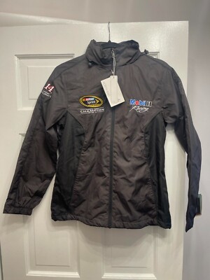 Tony Stewart Women's North End NWT Mobil1 Racing Black Windbreaker Size Sm