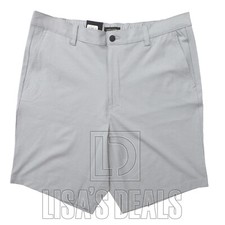 New Banana Republic Men's Flat Front Short Stretch Comfort waist Grey Khaki 40