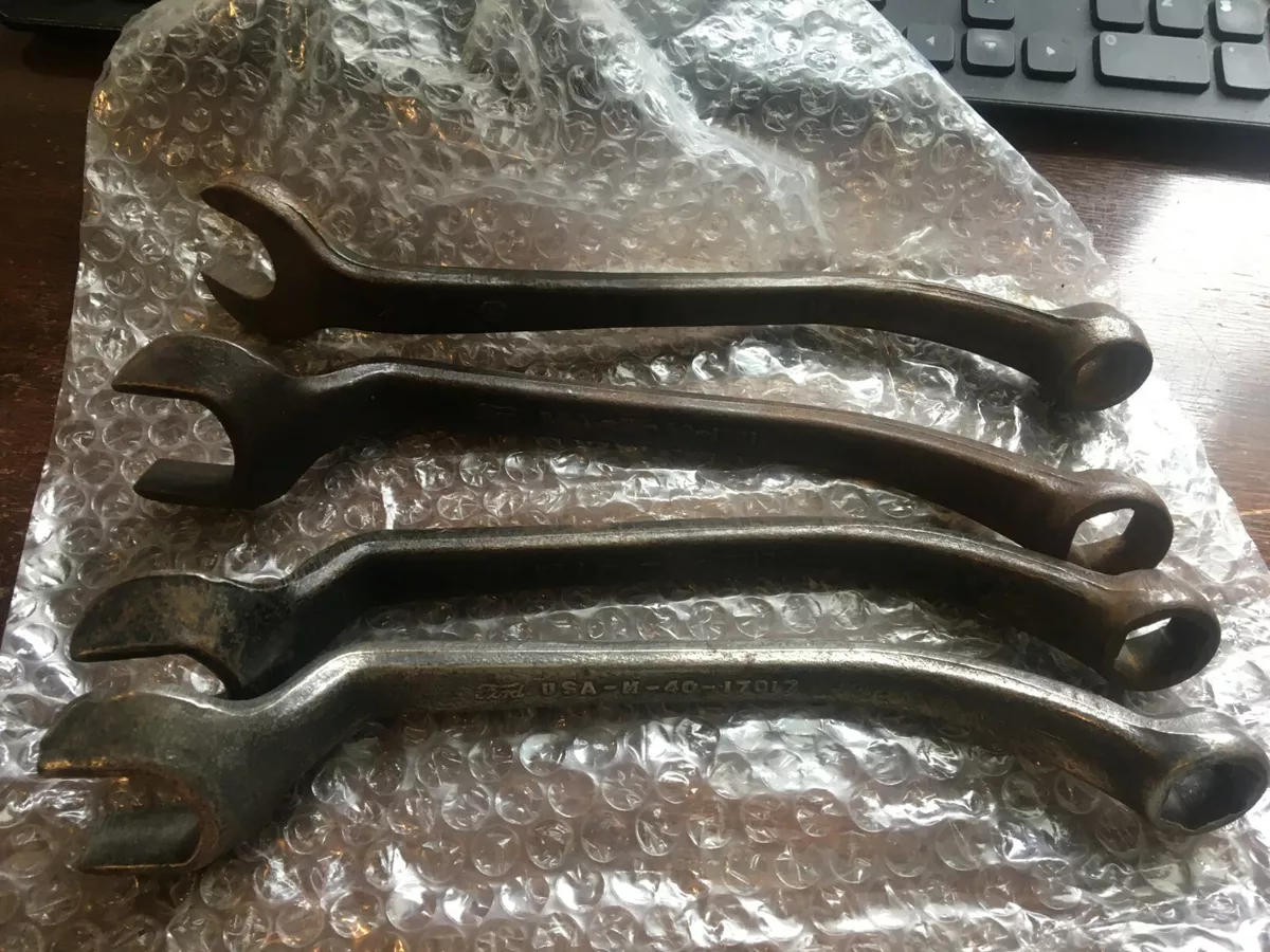 Vintage FORD Wrench Set Of 4 Wrenches M4017017 and others