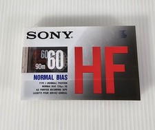Sony HF Normal Bias Blank Audio Cassette Tape NEW