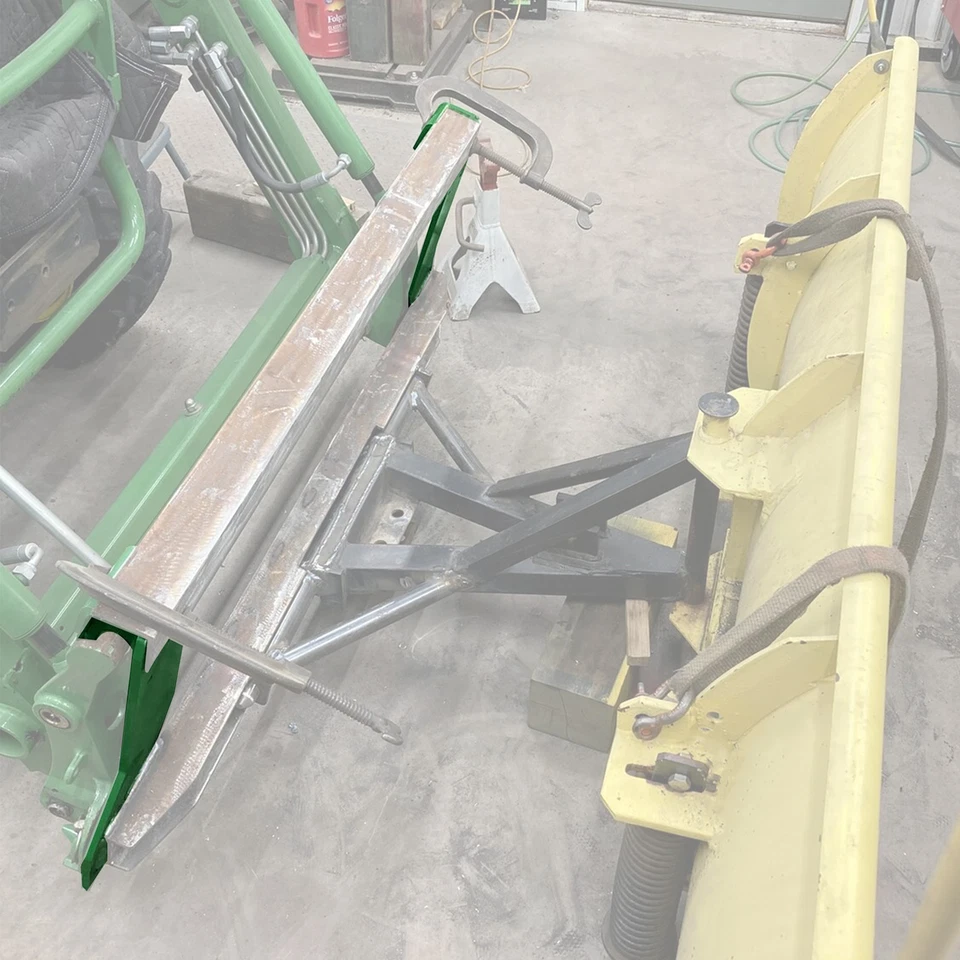 Tractor Loader Quick Tach Weld On Mounting Brackets For John Deere Powder Coated - Image 3 of 4