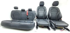 2016-2019 MERCEDES-BENZ GLC43 X253 AMG COMPLETE SEAT ASSEMBLY SET OEM BLACK.