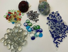800 Mixed Glass Gems, Accents for Crafts, Decorations, Art, Seaglass 7.5 Pounds