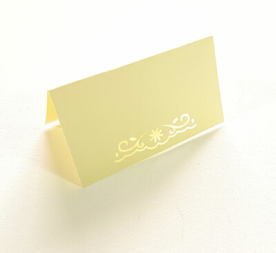 100 Folded Place Cards Table Name Seating Card Wedding Placement Unique TO PL08