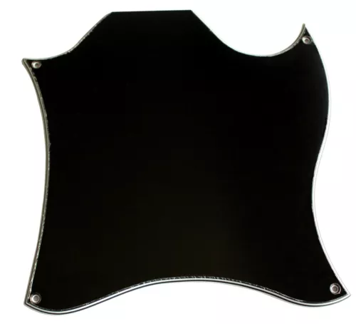 For Gibson SG Standard Blank Style Guitar Pickguard 4 Ply Black
