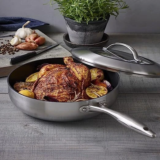 SCANPAN CTX 3 QT 11" Covered Sauté Pan - Thumbnail 3