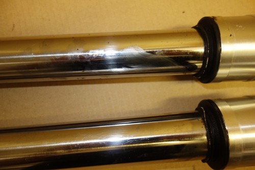 Suzuki TS125R TS 125R TSR125 1993 model set of front forks DAMAGED suspension - Picture 13 of 13