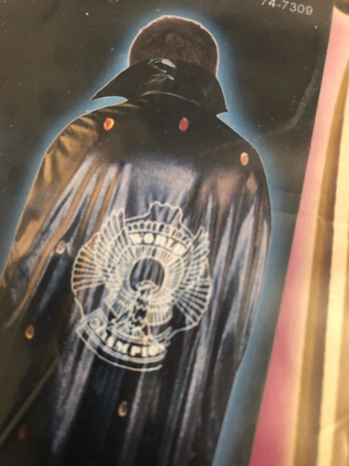 Accesorio de disfraz de bata negra campeón del mundo para hombre talla única - ¡NUEVO! Foto 3 de 4