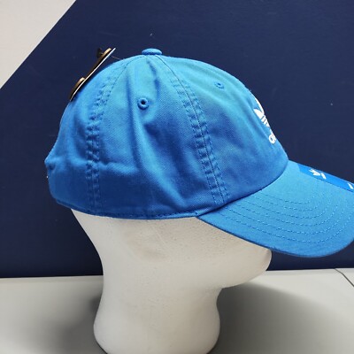adidas Baseball Cap Youth Blue 100% Cotton Relaxed Fit Adjustable