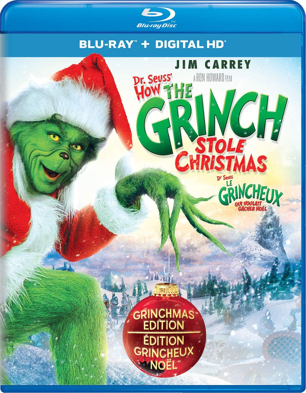 Dr. Seuss How The Grinch Stole Christmas (Blu-ray) (Blu-ray) Jim Carrey Kelley