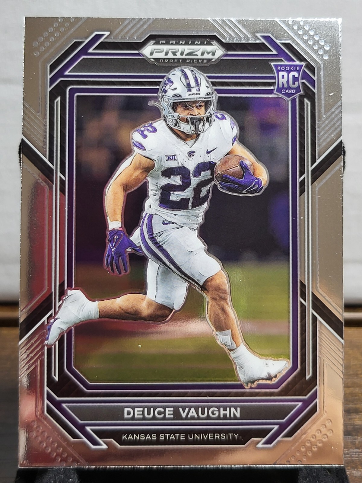 2023 Panini Prizm Draft Picks - Silver Prizm #126 Deuce Vaughn (RC)